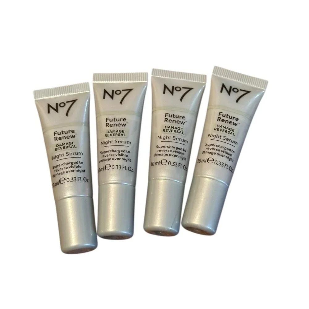 No7 Future Renew‎ Damage Reversal Serum .33oz Travel Size Lot of 4 Anti-Aging
